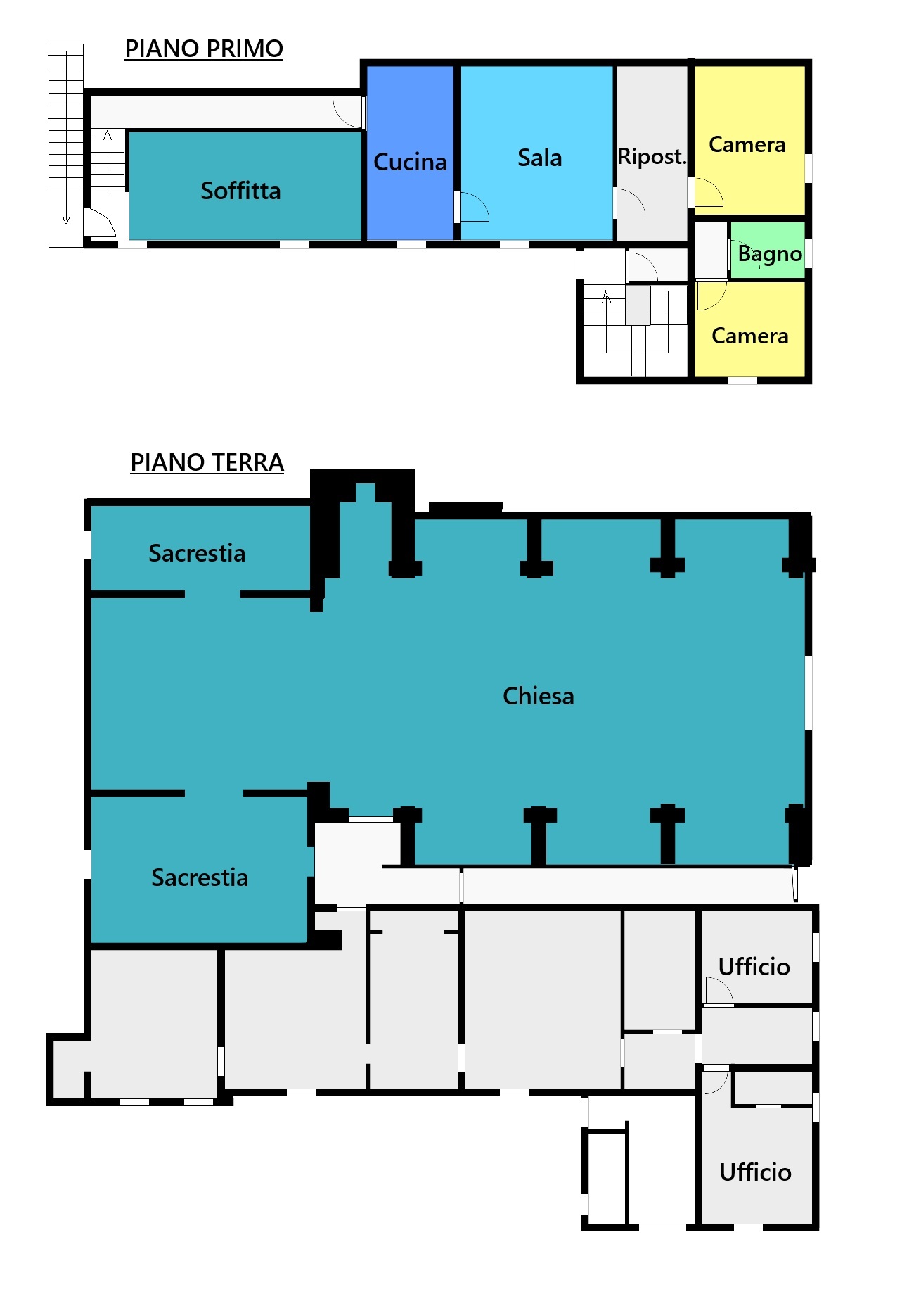 plan Chiesa + appartamento x siti
