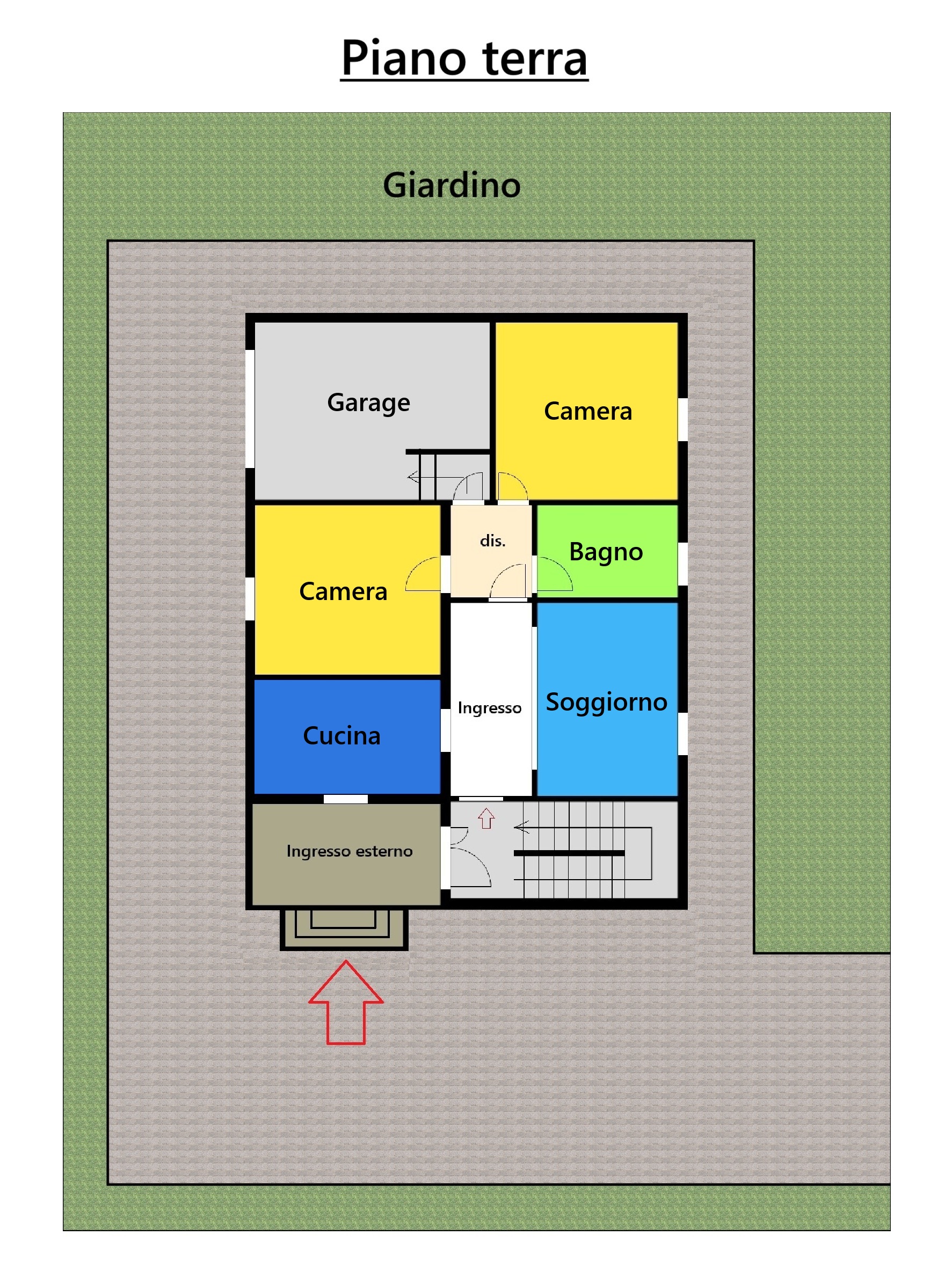 1. Planimetria piano terra