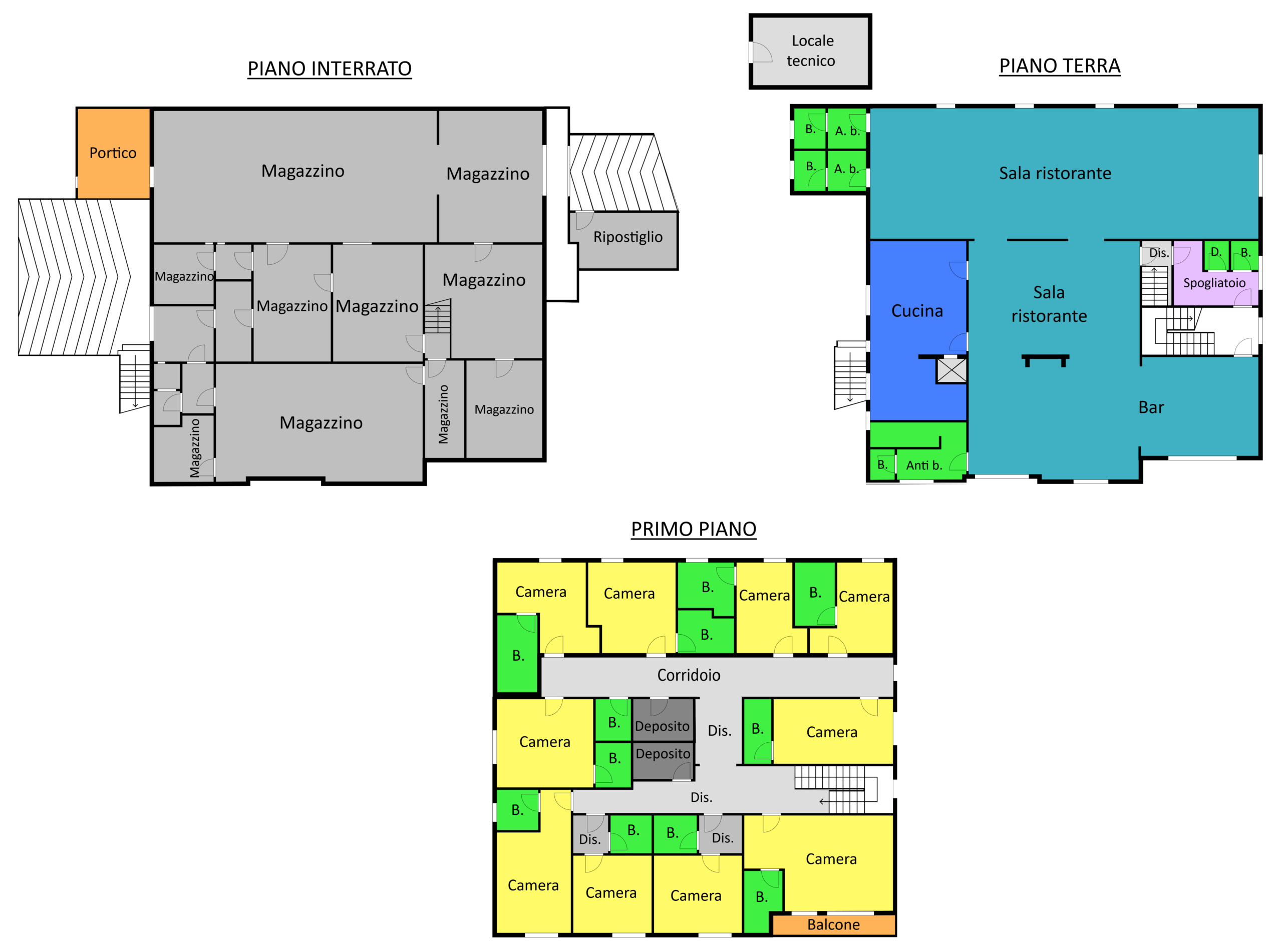 Planimetria edificio 1